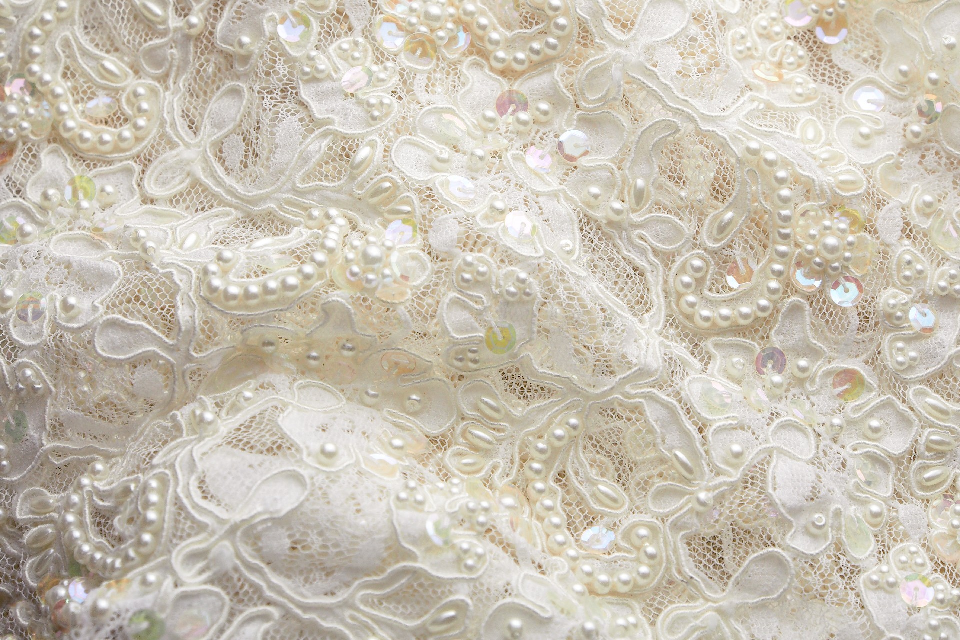 close up of lace dress