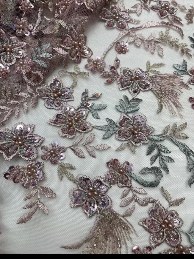 High Quality Embroidered Fabric material 202301