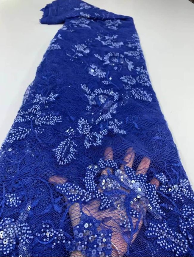 Luxury Handbeaded Fabric Material HA 448