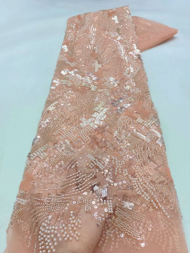 Luxury Handbeaded Fabric Material 499