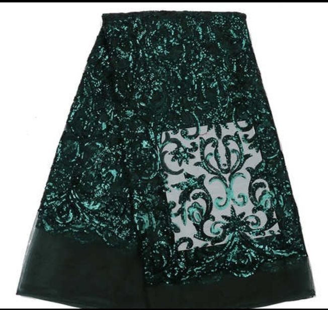 French Tulle Sequins Fabric TU72