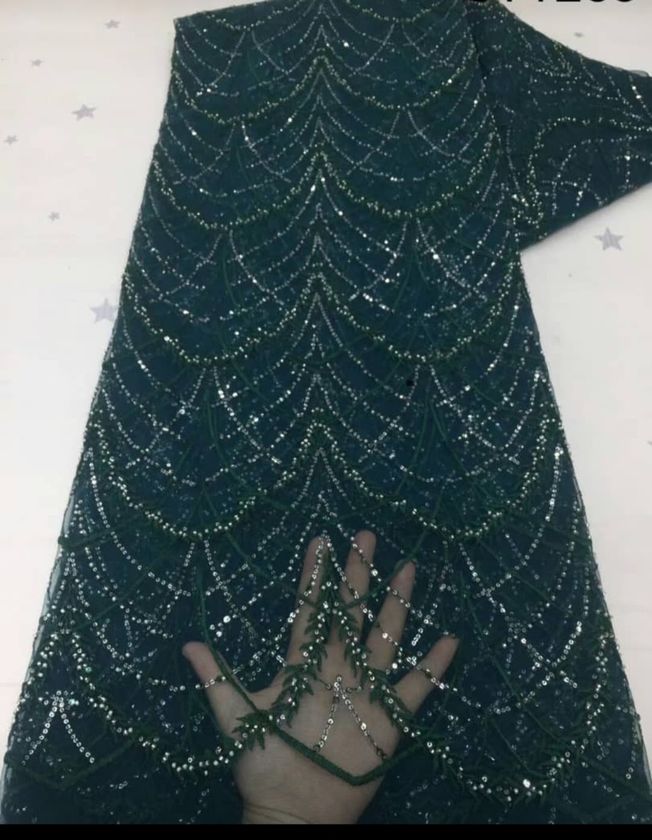 High Quality Han beaded Fabric Material, 155