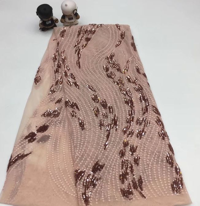 3D French Tulle Fabric 055