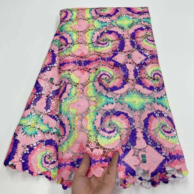 High Quality Guipure Fabric Material EM325