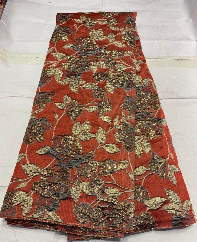 High end Embroidered Jacquard Brocade EM028