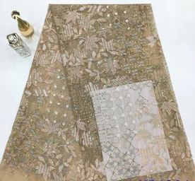 High Quality Tulle Sequins Fabric Material 249