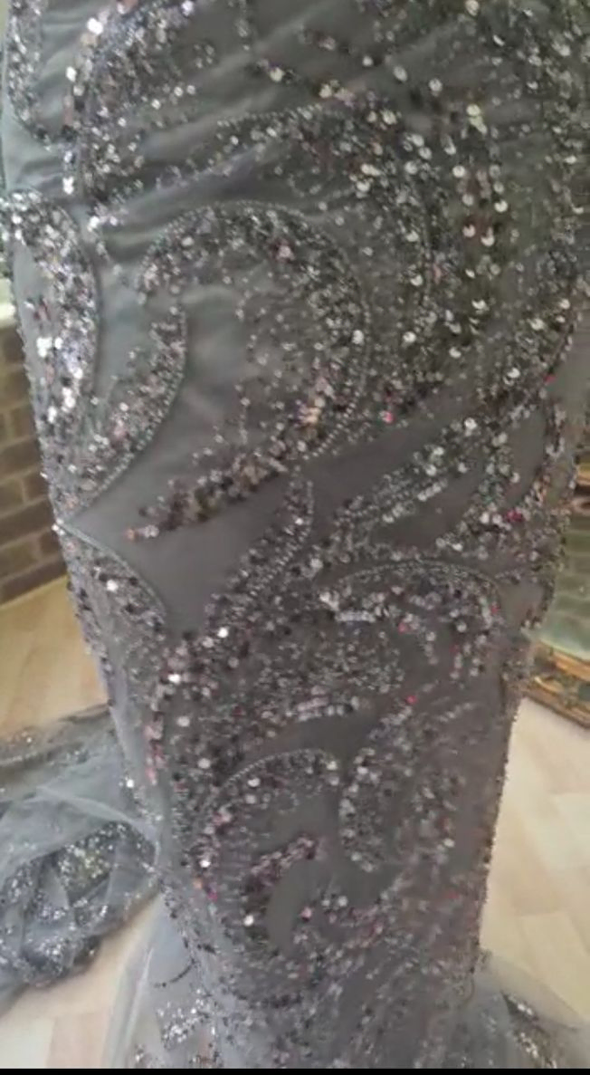 High Quality Handbeaded Fabric Material HA 467