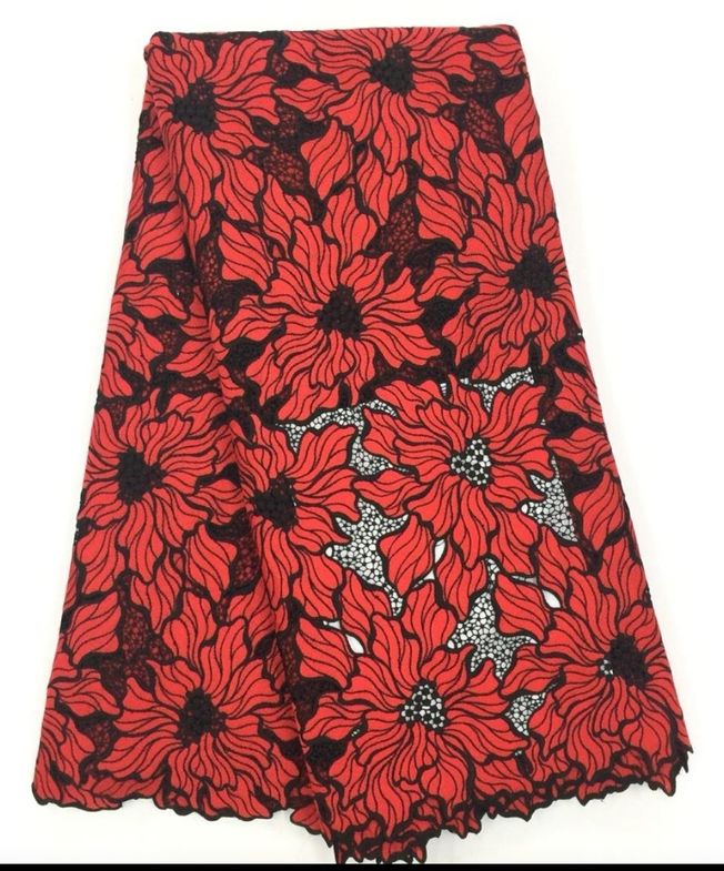 High Quality embroidered Fabric 090