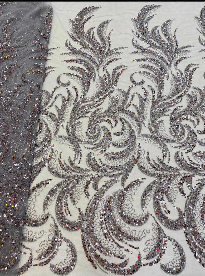 High Quality Handbeaded Fabric Material HA 467