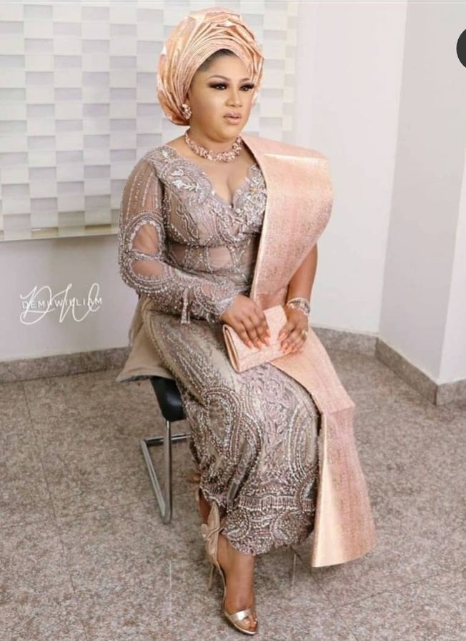 Luxury Handbeaded Fabric Material HA 442