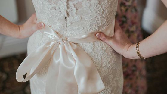 dress with bow