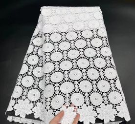 High Quality Guipure Fabric Material EM386
