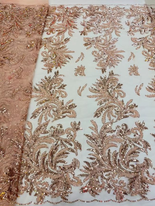 High Quality Handbeaded Fabric Material HA 419