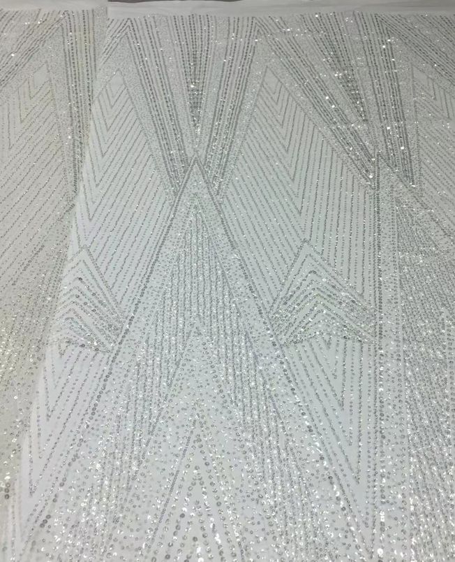 High Qualiy Handbeaded Fabric Material HA415