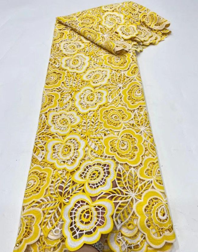 High Quality Guipure Fabric Material EM327