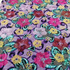 High Quality Embroidered Ankara Fabric Material