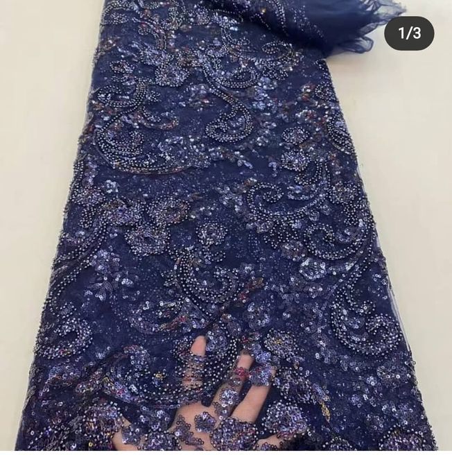 High Quality Handbeaded Fabric Material HA 468
