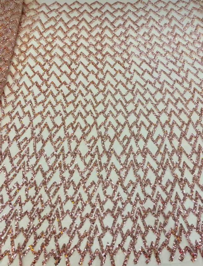 High Quality Handbeaded Fabric Material EM352