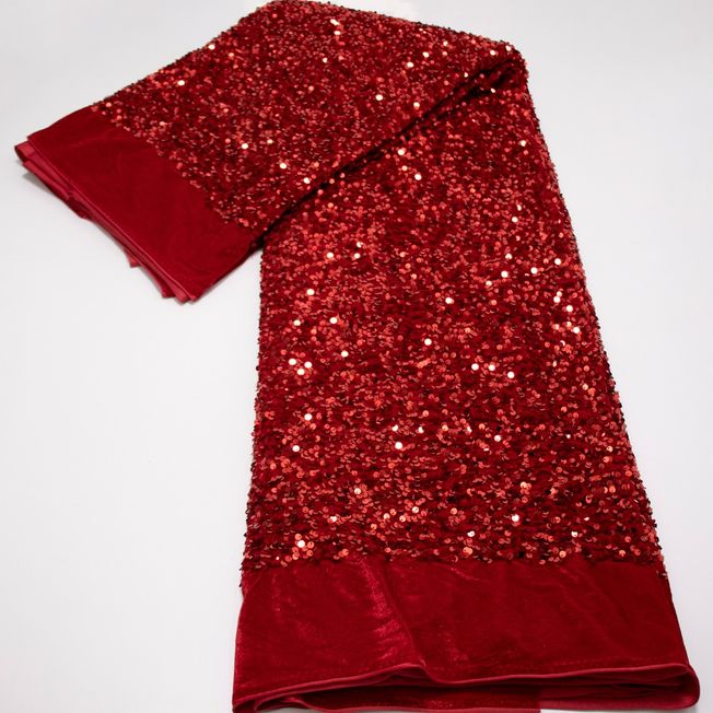 High Quality Velvet Sequins Fabric Material 152