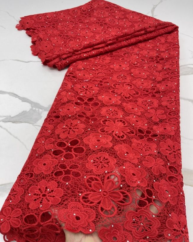High Quality Guipure Fabric Material EM360