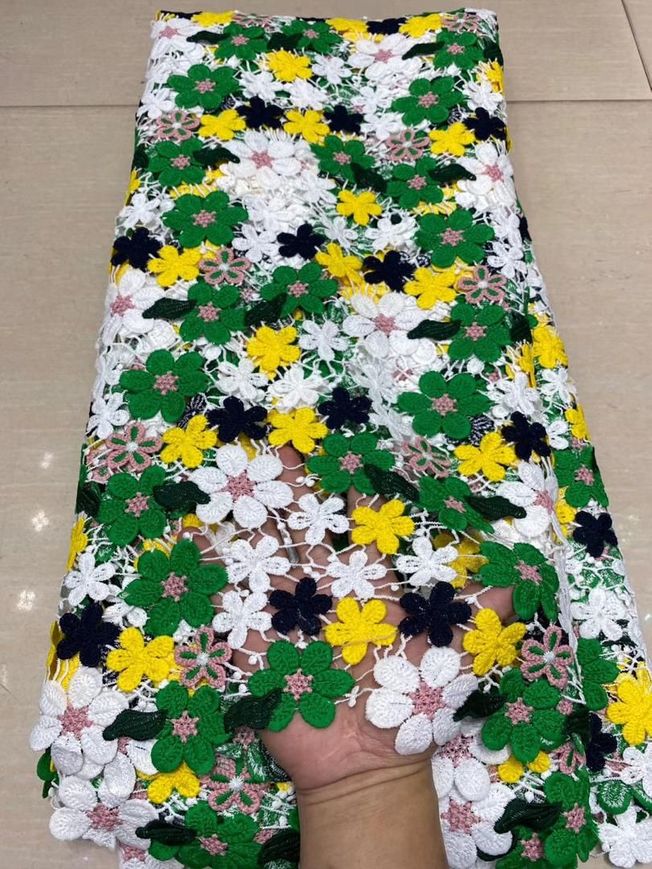 High Quality Flowered soft French Tulle Fabric 228