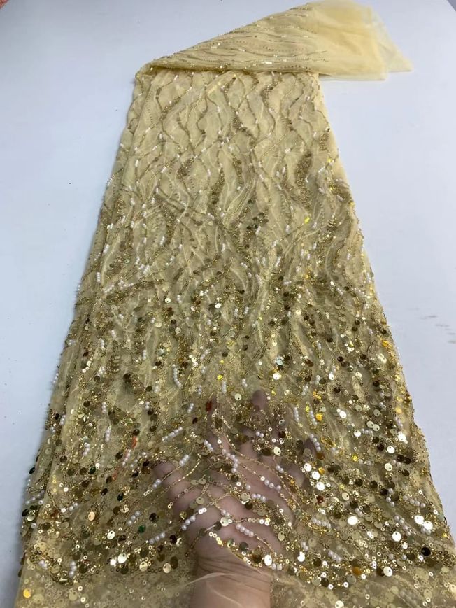 High Quality Handbeaded Fabric Material 531