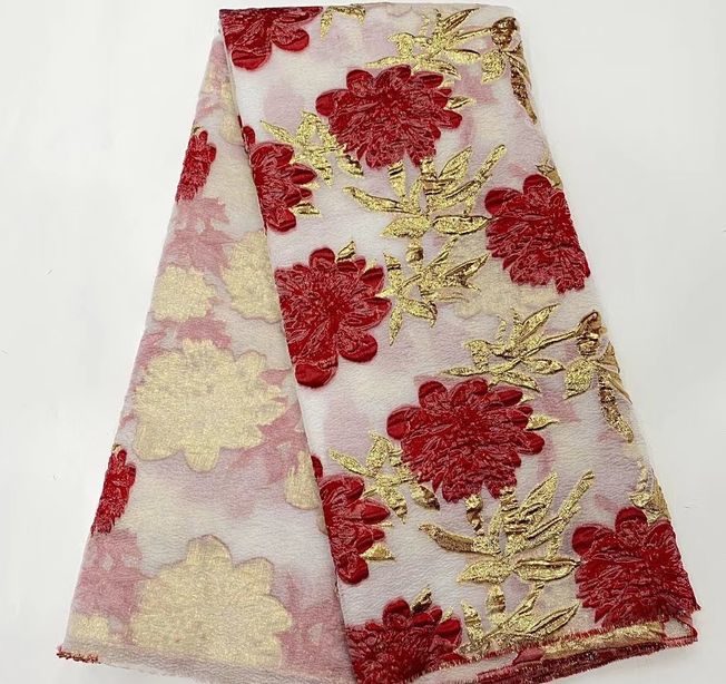 High Quality Jacquard Brocade Fabric Material 138