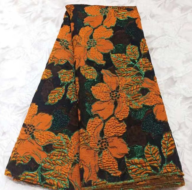 High Quality Jacquard Brocade Fabric Material 188