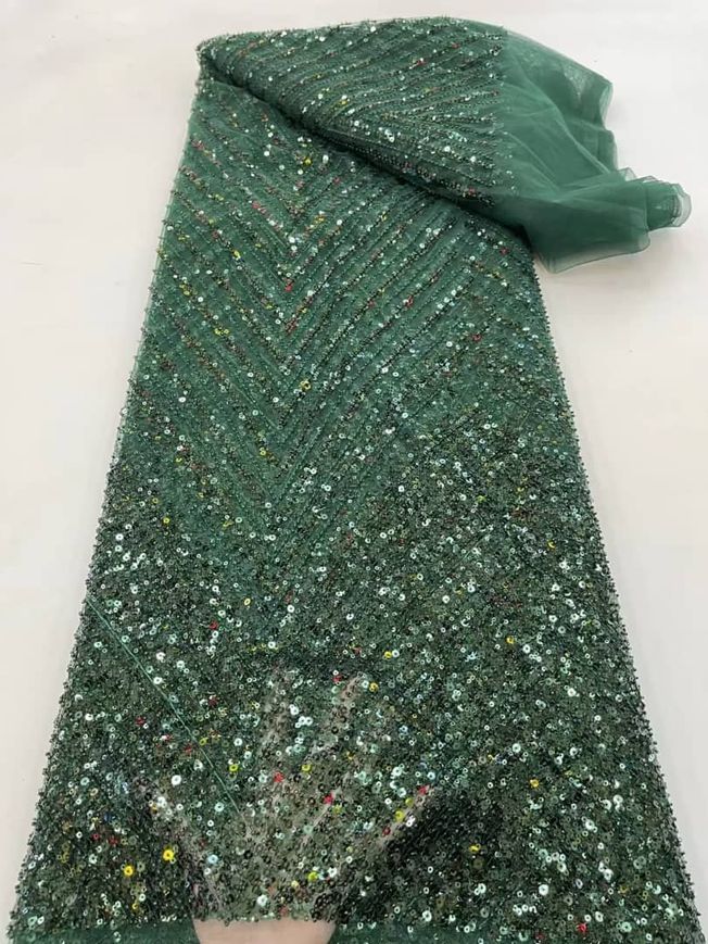 High Quality Handbeaded Fabric Material 517