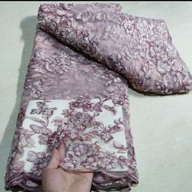 High Quality Handbeaded Fabric Material HA 414
