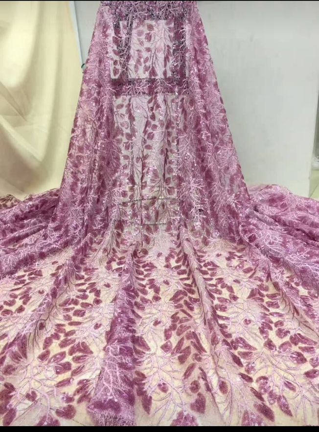 High Quality French Tulle Fabric 048